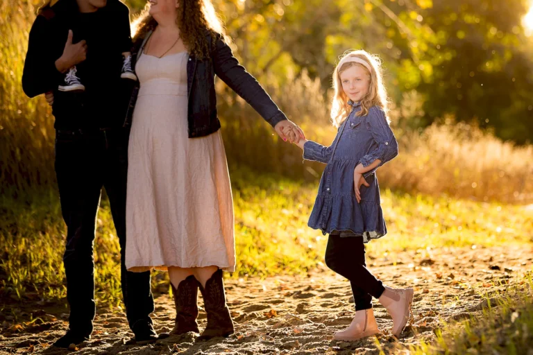 golden hour family photography Toronto beaches