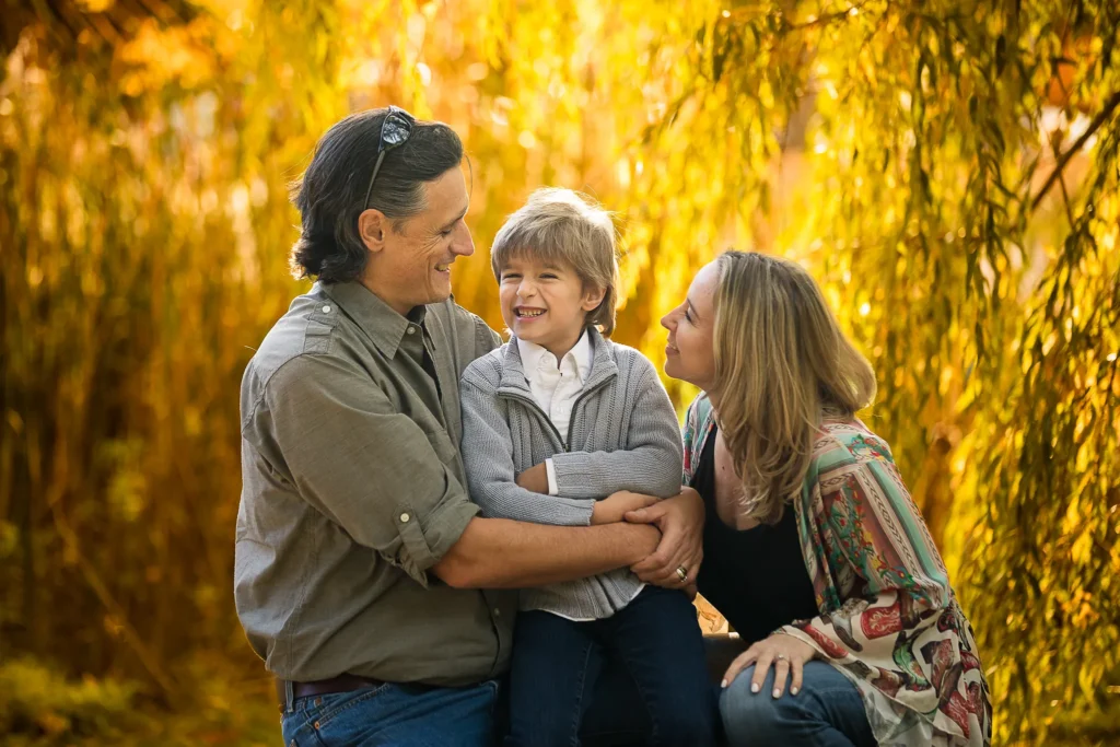family portrait at Taylor Massey Creek