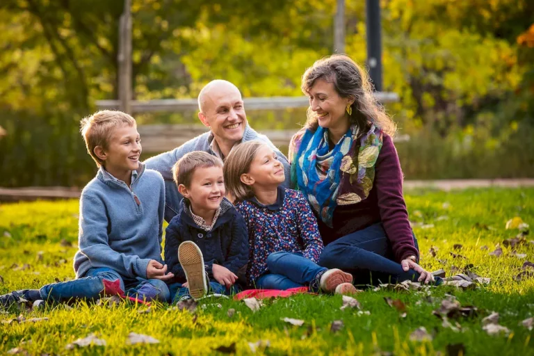 seated family portrait at todmorden mills
