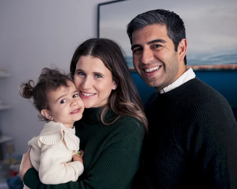 family portrait from an in home session