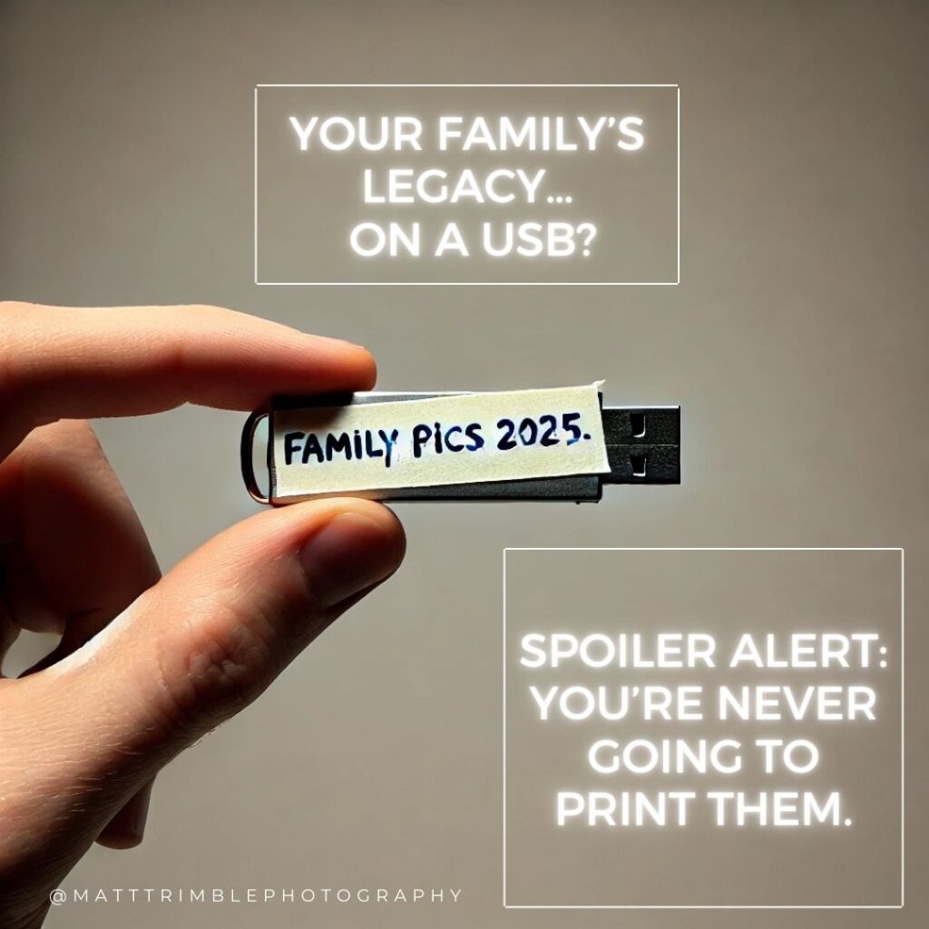 your family's legacy... On a USB?
