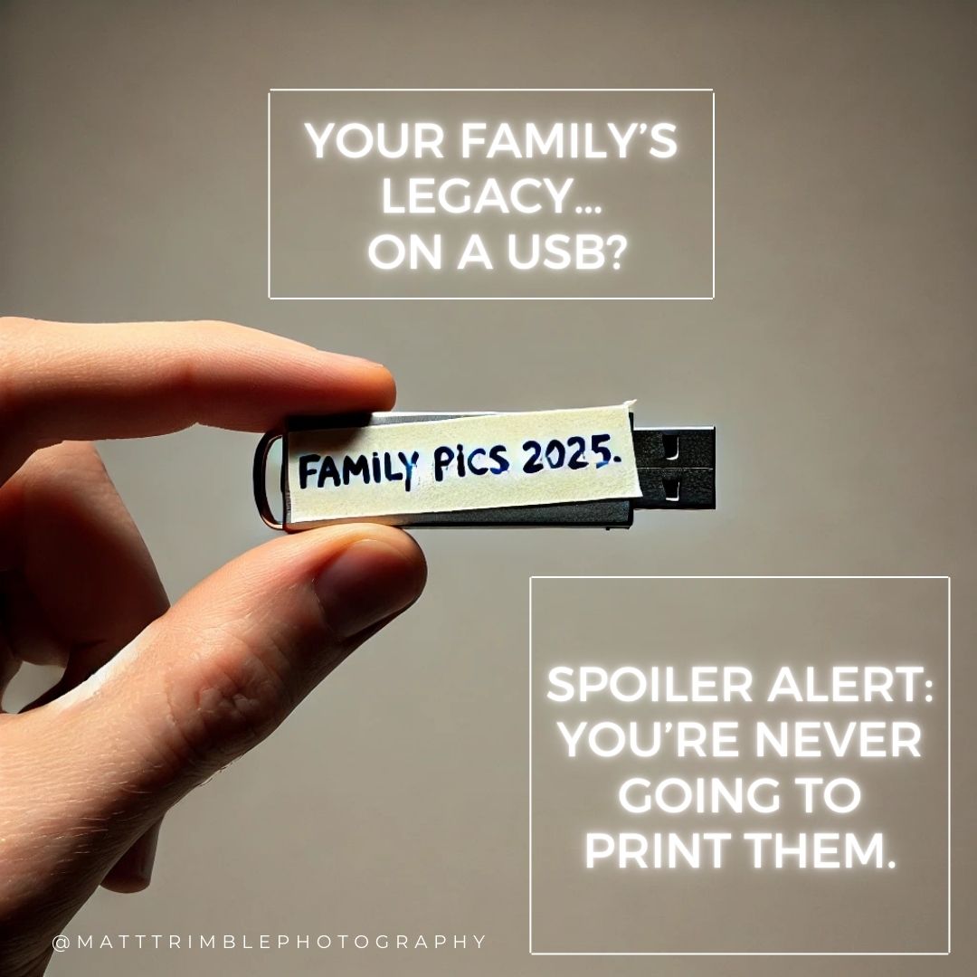 your family's legacy... On a USB?