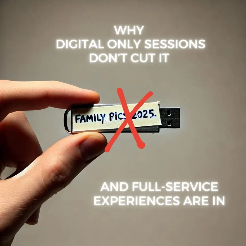 Why families are moving away from digital only sessions.