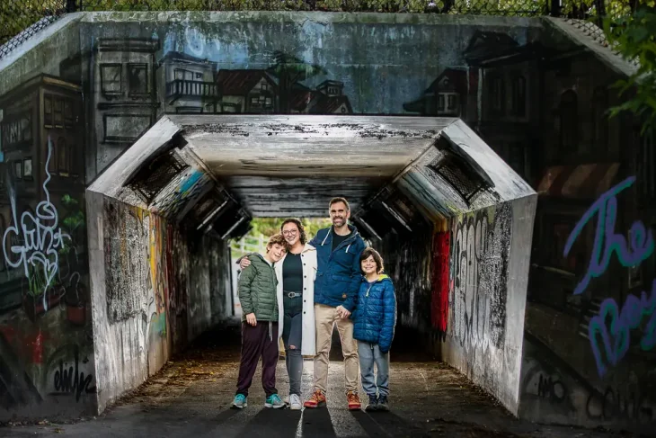 East York fall family photos: Danforth & Monarch Park