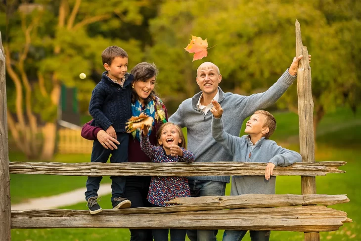 Fall family photography in Toronto